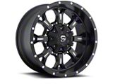 Fuel Wheels Krank Matte Black Milled Wheel; 18x9; 1mm Offset (97-06 Jeep Wrangler TJ)