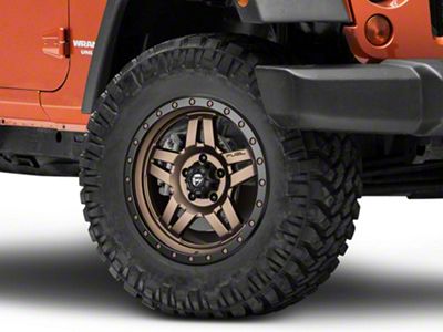 Fuel Wheels Anza Bronze Wheel; 18x9; 1mm Offset (07-18 Jeep Wrangler JK)