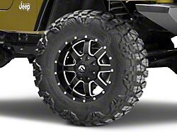 Fuel Wheels Maverick Matte Black Milled Wheel; 17x8.5; 32mm Offset (97-06 Jeep Wrangler TJ)