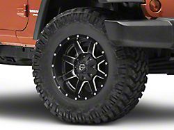 Fuel Wheels Maverick Matte Black Milled Wheel; 17x9; -12mm Offset (07-18 Jeep Wrangler JK)