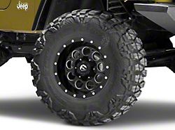 Fuel Wheels Revolver Matte Black Milled Wheel; 15x8; -18mm Offset (97-06 Jeep Wrangler TJ)