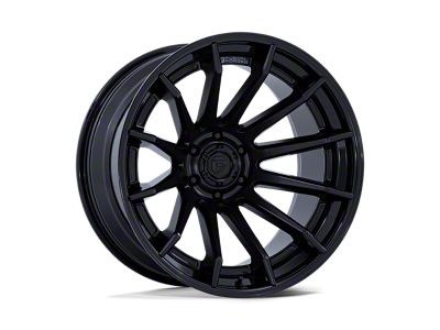 Fuel Wheels Burn Matte Black with Gloss Black Lip 6-Lug Wheel; 20x9; 1mm Offset (24-25 Tacoma)