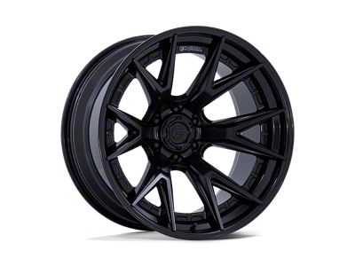 Fuel Wheels Catalyst Matte Black with Gloss Black Lip 6-Lug Wheel; 20x9; 20mm Offset (24-25 Tacoma)