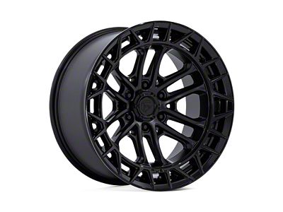 Fuel Wheels Celsius Matte Black with Gloss Black Lip 6-Lug Wheel; 20x9; 1mm Offset (24-25 Tacoma)