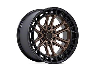 Fuel Wheels Celsius Matte Bronze with Matte Black Lip 6-Lug Wheel; 17x9; -12mm Offset (24-25 Tacoma)