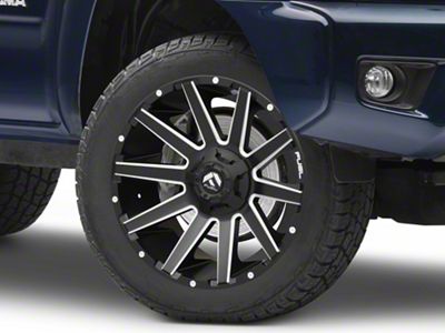 Fuel Wheels Contra Matte Black Milled 5-Lug Wheel; 20x9; 1mm Offset (05-15 Tacoma)