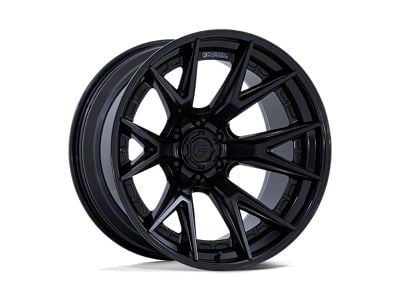 Fuel Wheels Fusion Forged Catalyst Matte Black with Gloss Black Lip 6-Lug Wheel; 24x12; -44mm Offset (16-23 Tacoma)