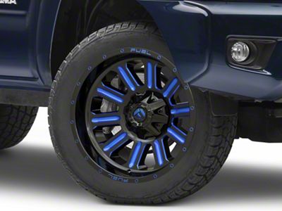 Fuel Wheels Hardline Gloss Black with Blue Tinted Clear 5-Lug Wheel; 20x10; -18mm Offset (05-15 Tacoma)