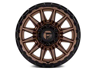 Fuel Wheels Piston Matte Bronze with Gloss Black Lip 6-Lug Wheel; 17x9; -12mm Offset (16-23 Tacoma)