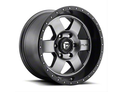 Fuel Wheels Podium Matte Gunmetal 6-Lug Wheel; 18x9; 1mm Offset (16-23 Tacoma)