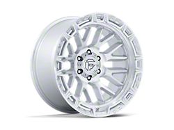 Fuel Wheels Rail Gloss Silver with Machined Face 6-Lug Wheel; 17x9; -12mm Offset (24-26 Tacoma)
