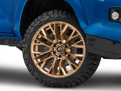 Fuel Wheels Rebar Platinum Bronze Milled 6-Lug Wheel; 20x10; -18mm Offset (16-23 Tacoma)