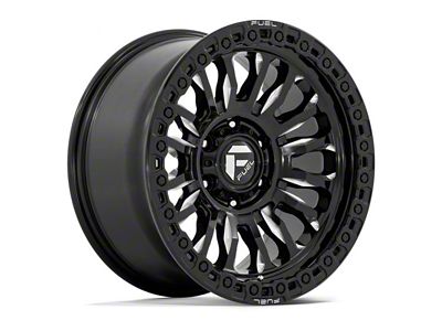 Fuel Wheels Rincon Gloss Black Milled 6-Lug Wheel; 17x9; -12mm Offset (16-23 Tacoma)