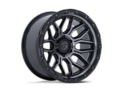Fuel Wheels Surge Gloss Black Machined with Gray Tint 6-Lug Wheel; 20x9; 1mm Offset (24-25 Tacoma)