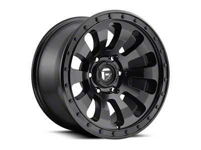 Fuel Wheels Tactic Matte Black 6-Lug Wheel; 17x9; -12mm Offset (16-23 Tacoma)