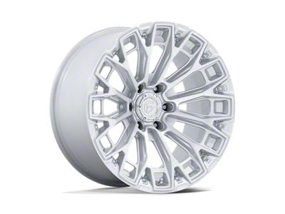 Fuel Wheels Trax Gloss Silver with Machined Face 6-Lug Wheel; 20x9; 1mm Offset (24-25 Tacoma)