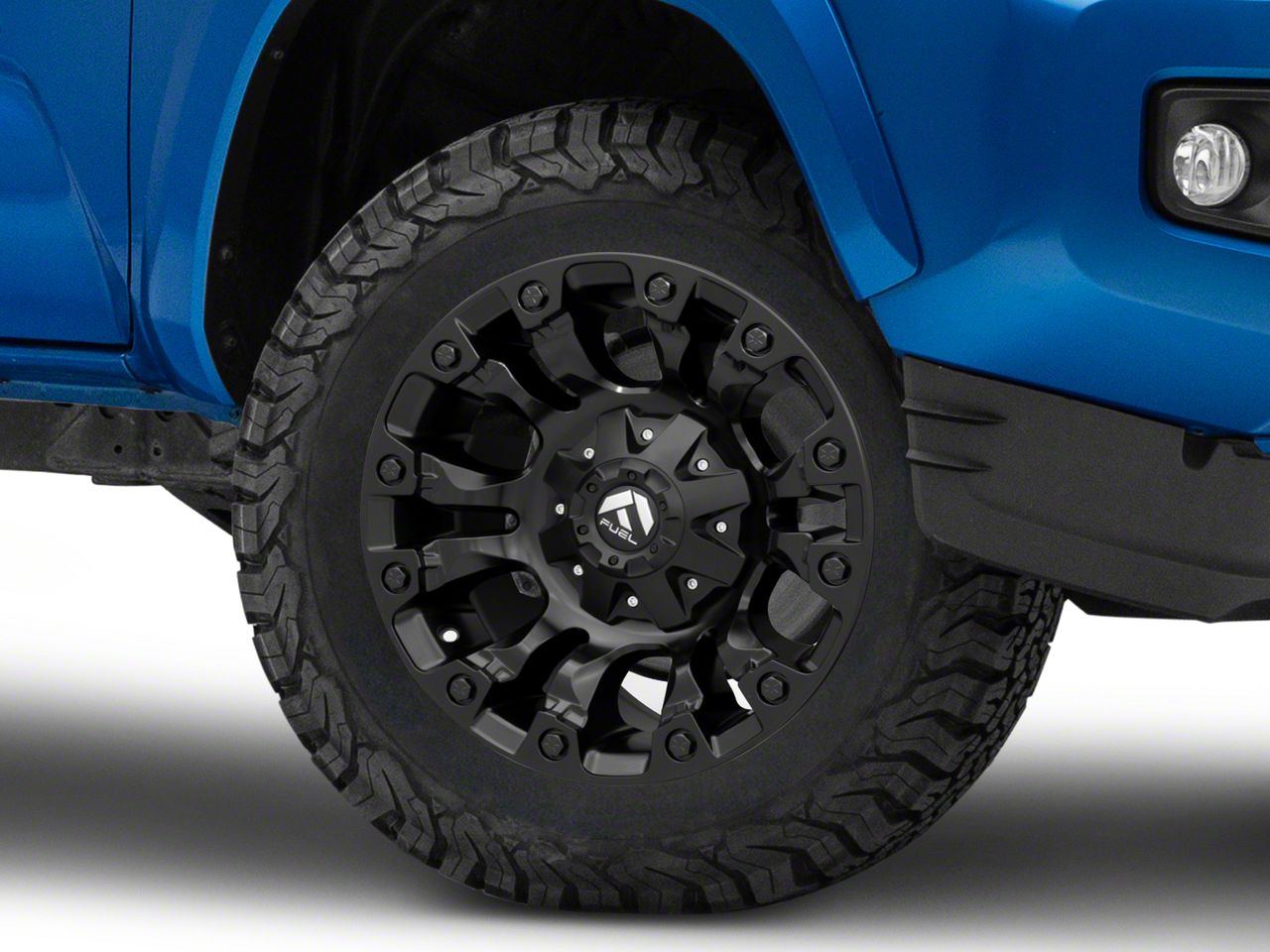 Fuel Wheels Tacoma Vapor Matte Black 6-Lug Wheel; 18x9; 19mm