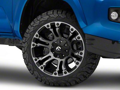 Fuel Wheels Vapor Matte Black with Gray Tint 6-Lug Wheel; 17x9; -12mm Offset (16-23 Tacoma)