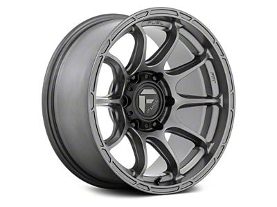 Fuel Wheels Variant Matte Gunmetal 6-Lug Wheel; 17x9; -12mm Offset (16-23 Tacoma)