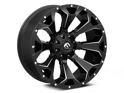 Fuel Wheels Assault Matte Black Milled 6-Lug Wheel; 18x9; -13mm Offset (17-24 Titan)