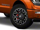 Fuel Wheels Assault Satin Black Milled 6-Lug Wheel; 20x10; -22mm Offset (17-24 Titan)