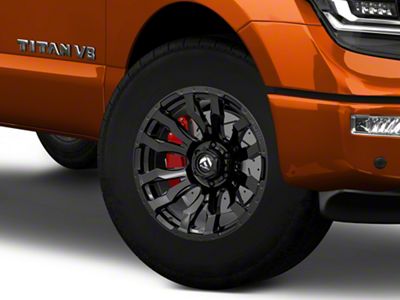Fuel Wheels Blitz Gloss Black 6-Lug Wheel; 18x9; -12mm Offset (17-24 Titan)