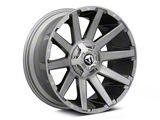 Fuel Wheels Contra Platinum Brushed Gunmetal 6-Lug Wheel; 20x9; 19mm Offset (17-24 Titan)