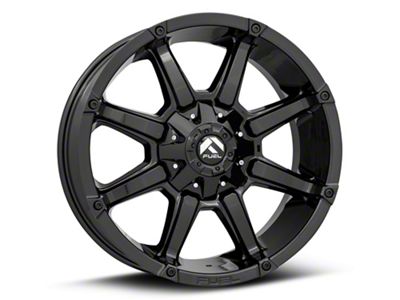 Fuel Wheels Coupler Gloss Black 6-Lug Wheel; 20x9; 20mm Offset (17-24 Titan)