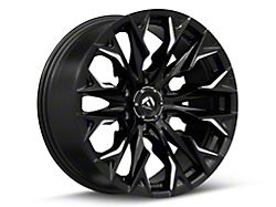 Fuel Wheels Flame Gloss Black Milled 6-Lug Wheel; 20x10; -18mm Offset (17-24 Titan)