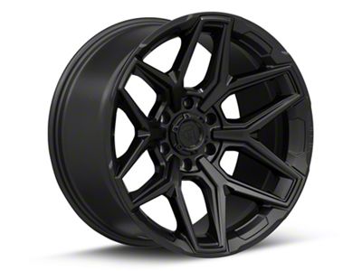 Fuel Wheels Flux Blackout 6-Lug Wheel; 18x9; 30mm Offset (17-24 Titan)