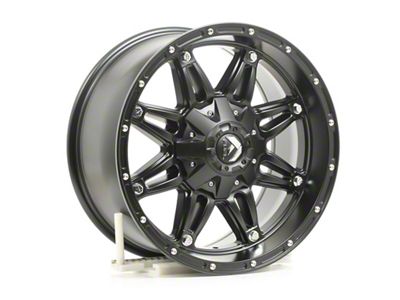 Fuel Wheels Hostage Matte Black 6-Lug Wheel; 18x9; -12mm Offset (17-24 Titan)