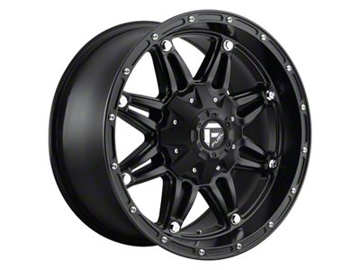 Fuel Wheels Hostage Matte Black 6-Lug Wheel; 18x9; 1mm Offset (17-24 Titan)