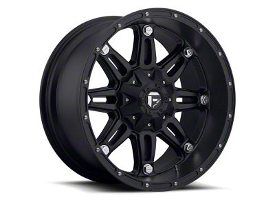 Fuel Wheels Hostage Matte Black 6-Lug Wheel; 20x10; -24mm Offset (17-24 Titan)