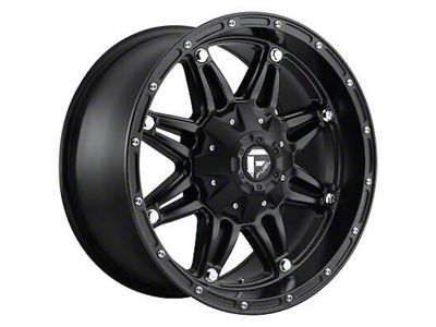 Fuel Wheels Hostage Matte Black 6-Lug Wheel; 20x9; 1mm Offset (17-24 Titan)