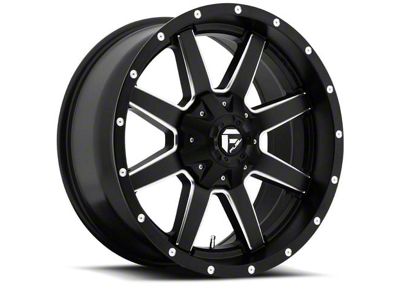 Fuel Wheels Maverick Matte Black Milled 6-Lug Wheel; 18x9; 19mm Offset (17-24 Titan)