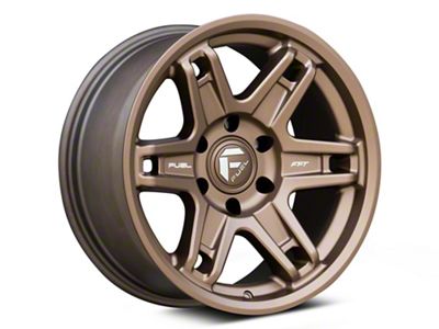 Fuel Wheels Slayer Matte Bronze 6-Lug Wheel; 18x8.5; -15mm Offset (17-24 Titan)