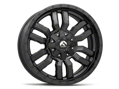 Fuel Wheels Sledge Matte Black 6-Lug Wheel; 20x9; 20mm Offset (17-24 Titan)