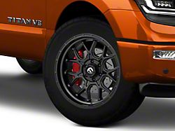 Fuel Wheels Tech Matte Black 6-Lug Wheel; 20x9; 1mm Offset (17-24 Titan)