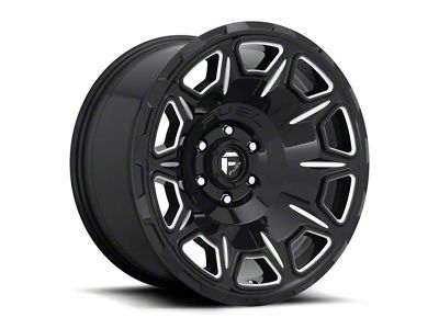 Fuel Wheels Vengeance Gloss Black Milled 6-Lug Wheel; 20x10; -18mm Offset (17-24 Titan)