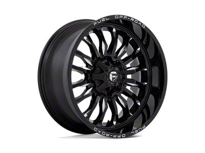 Fuel Wheels Arc Gloss Black Milled 6-Lug Wheel; 22x10; -18mm Offset (16-24 Titan XD)