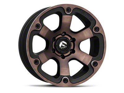 Fuel Wheels Beast Matte Black Machined with Dark Tint 6-Lug Wheel; 18x9; 1mm Offset (16-24 Titan XD)