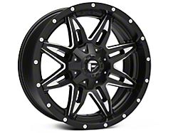 Fuel Wheels Lethal Satin Black Milled 6-Lug Wheel; 20x10; -24mm Offset (16-24 Titan XD)