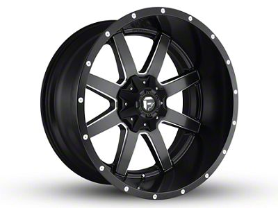Fuel Wheels Maverick Matte Black Milled 6-Lug Wheel; 24x14; -75mm Offset (16-24 Titan XD)