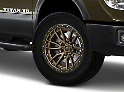 Fuel Wheels Rebel Matte Bronze 6-Lug Wheel; 18x9; 1mm Offset (16-24 Titan XD)