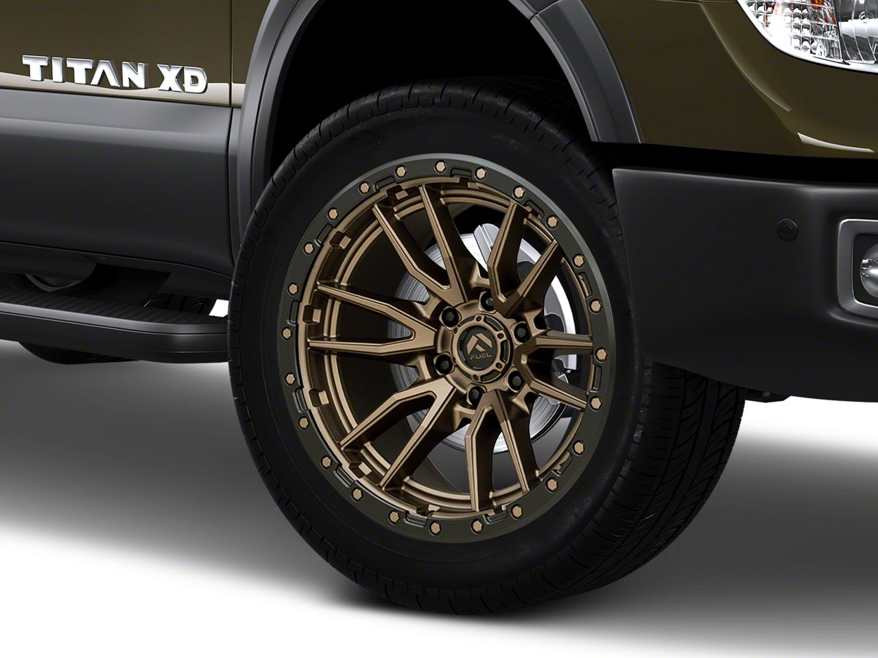 Fuel Wheels Titan XD Rebel Matte Bronze 6-Lug Wheel; 20x10; -18mm
