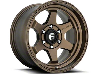 Fuel Wheels Shok Textured Bronze 6-Lug Wheel; 18x9; 1mm Offset (16-24 Titan XD)