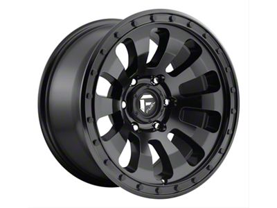 Fuel Wheels Tactic Matte Black 6-Lug Wheel; 18x9; -12mm Offset (16-24 Titan XD)
