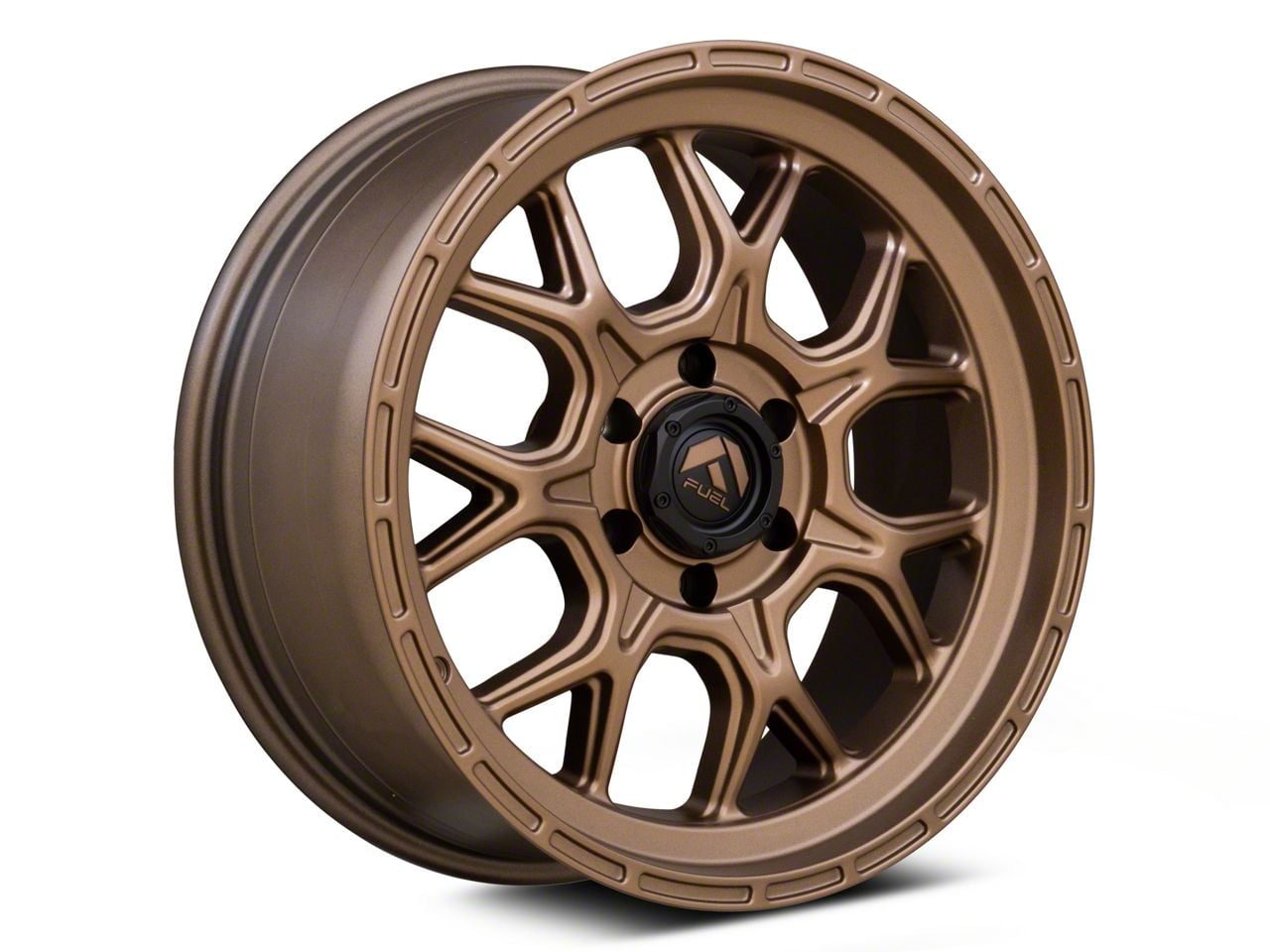 Fuel Wheels Titan XD Tech Matte Bronze 6-Lug Wheel; 20x10; -18mm Offset ...