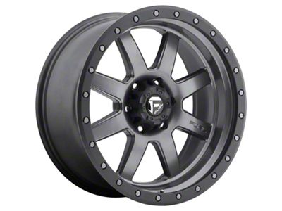 Fuel Wheels Trophy Anthracite with Black Ring 6-Lug Wheel; 20x9; 1mm Offset (16-24 Titan XD)