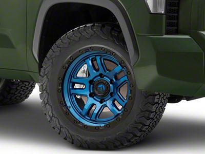 Fuel Wheels Ammo Gloss Blue with Black Bead Ring 6-Lug Wheel; 20x10; -18mm Offset (22-25 Tundra)